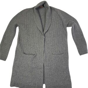 Kier + J Gray Long Knit Open Cardigan‎ XL